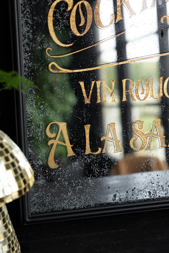 Aged Style Absinthe, Bieres & Vins Decorative Mirror - Image 4