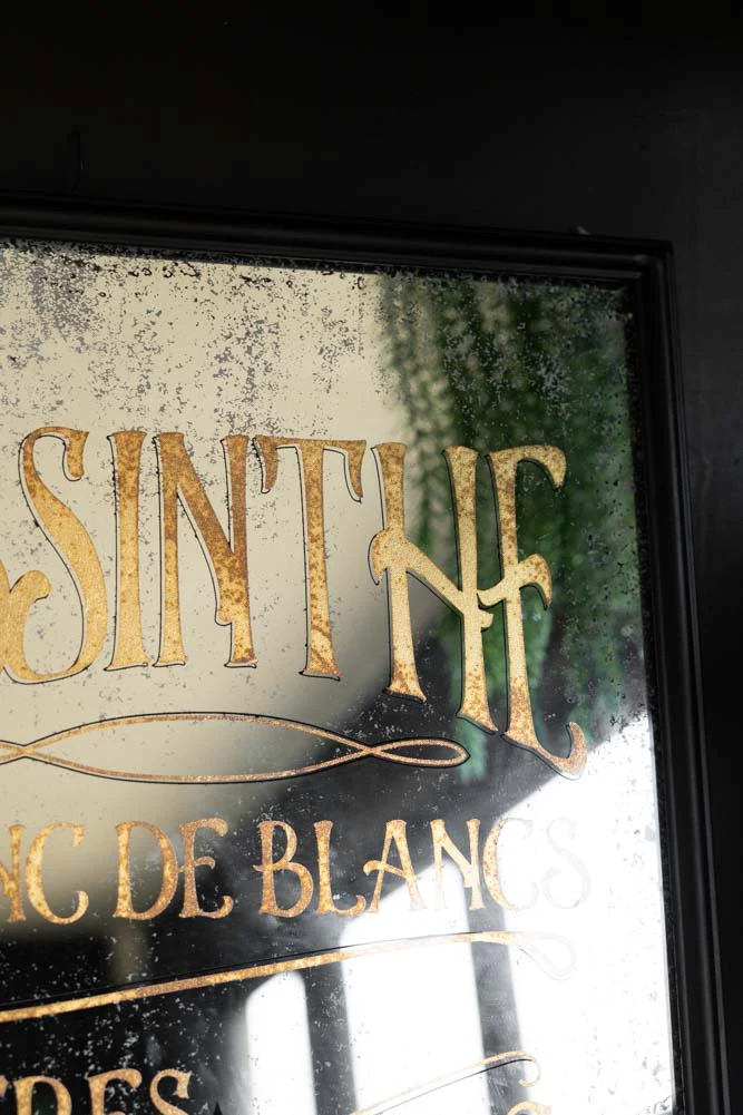 Aged Style Absinthe, Bieres & Vins Decorative Mirror - Image 5