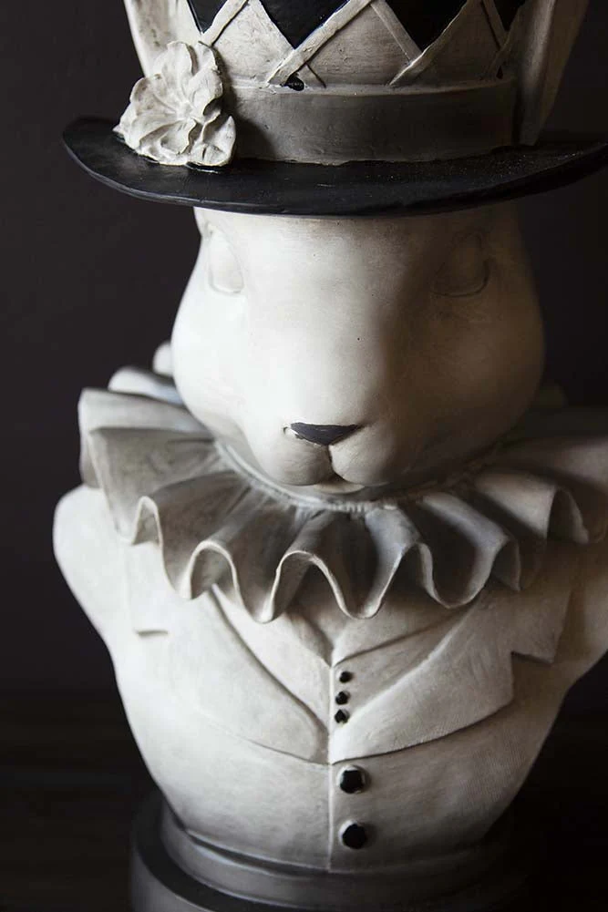Alice In Wonderland 'Rabbit' Bust Plant Holder - Image 7