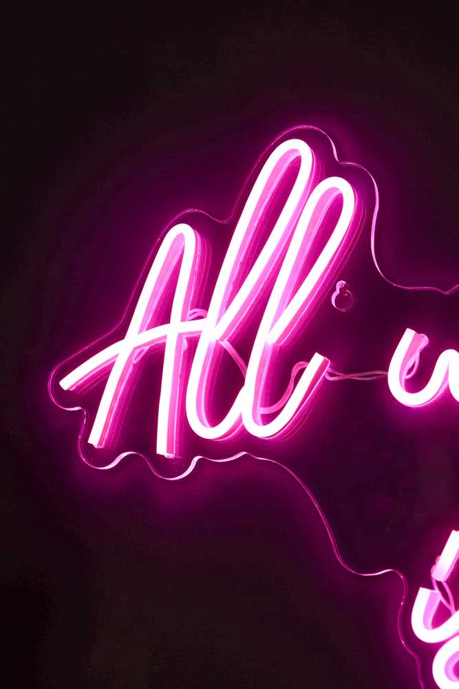 All We Need Is Love LED Acrylic Neon Light - Image 2