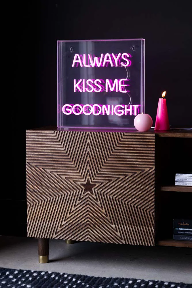 Always Kiss Me Goodnight Neon Light Box - Image 3