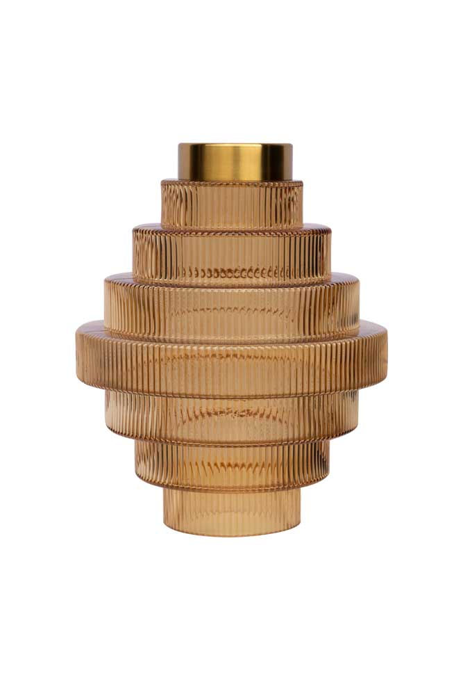 Amber Tiered Glass Easyfit Ceiling Shade - Image 9