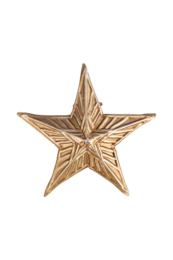 Antique Gold Star Dinner Candle Ring - Image 6