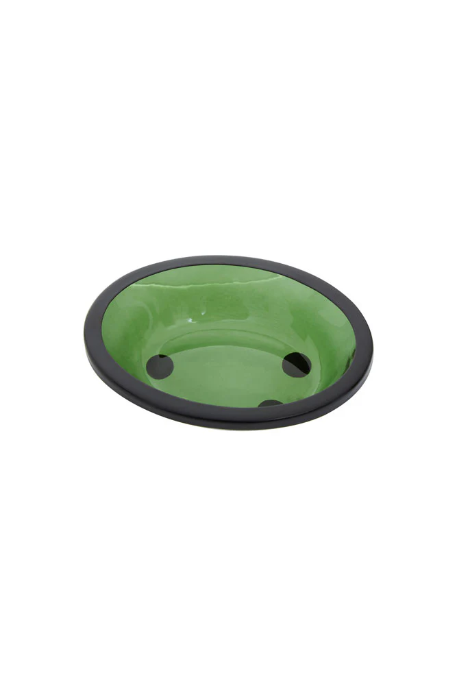 Apothecary-Style Green Glass Soap Dish - Image 7