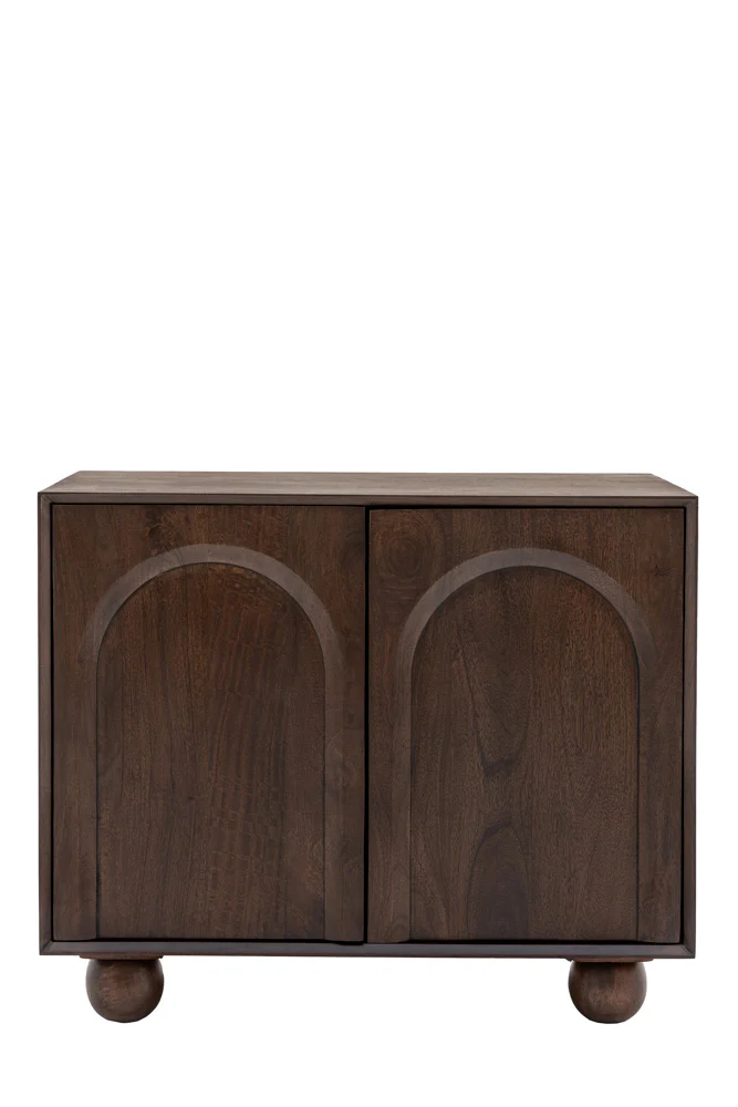 Arc Detail 2-Door Mango Sideboard - Image 4