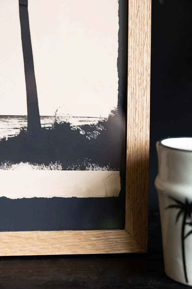 Artistic Palm Silhouettes 50cm x 50cm Art Print - Available in 4 Options - Image 2