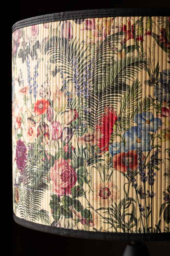 Bamboo Floral Print Easyfit Lampshade - Image 6