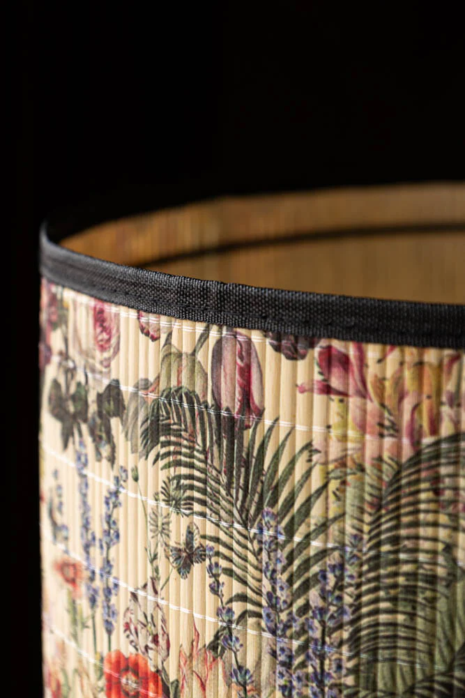 Bamboo Floral Print Easyfit Lampshade - Image 8