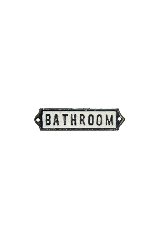 Bathroom Door Hanging Sign - Image 7