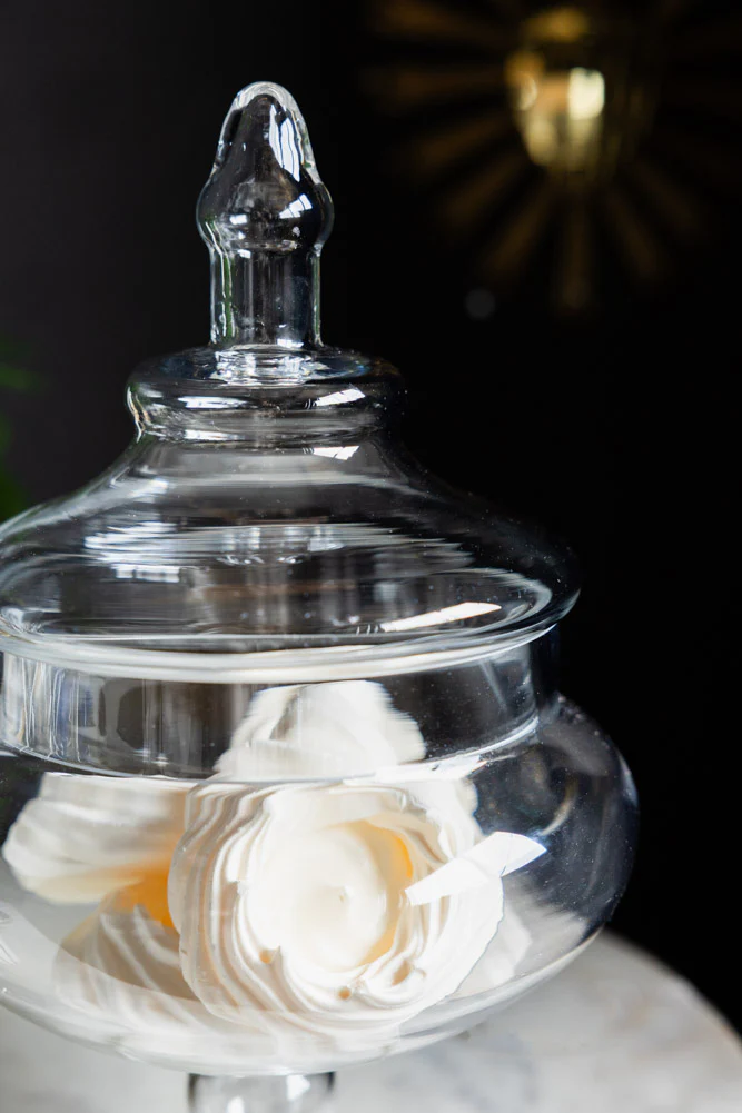 Beautiful Apothecary-Style Glass Jar With Lid - Image 3