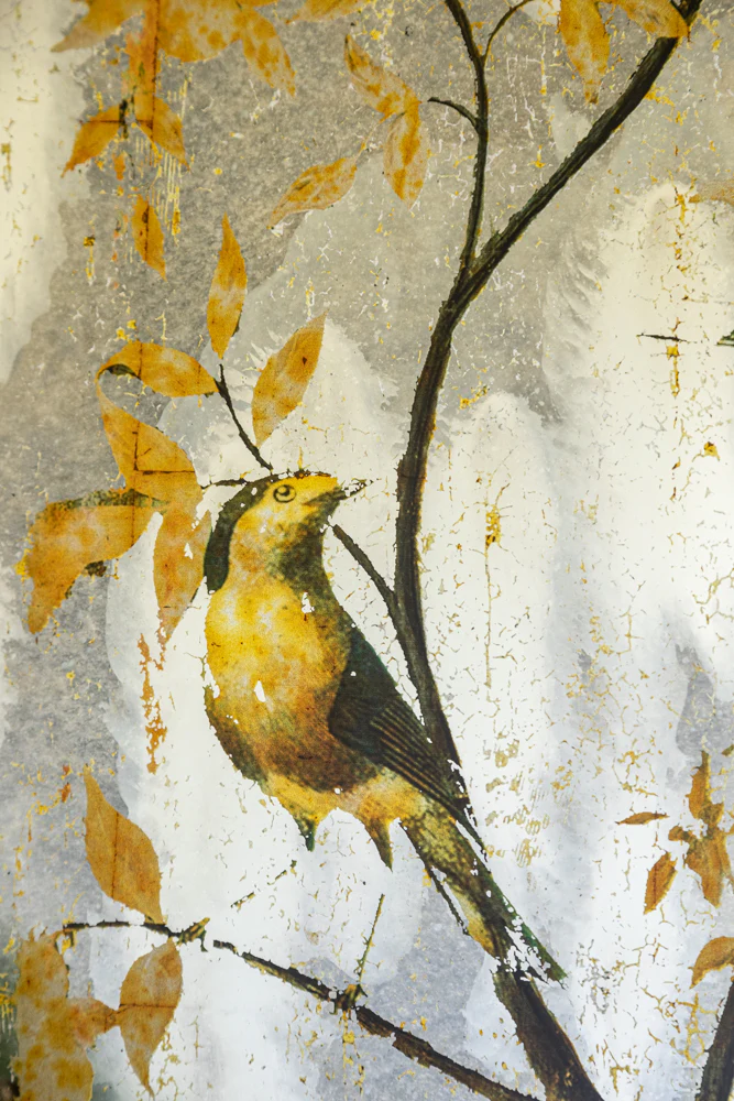 Beautiful Bird Wall Art Mirror - Image 2