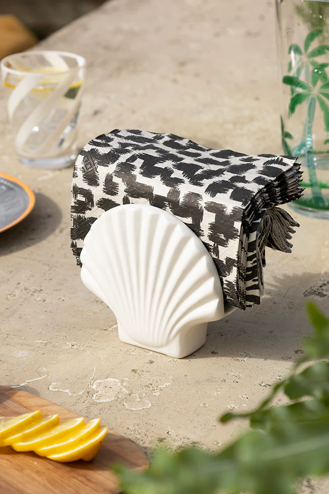 Beautiful Clam Shell Napkin Holder - Image 3