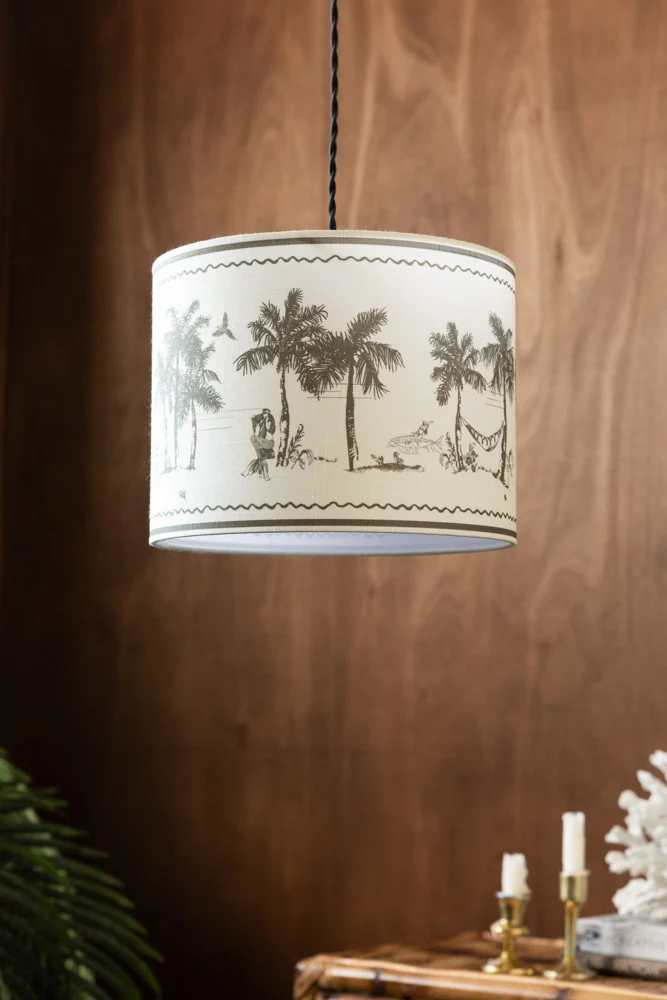 Beautiful Desert Island Lampshade - Image 6