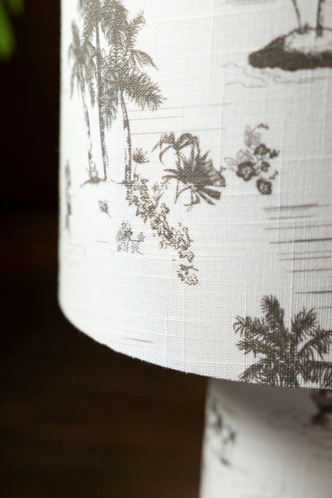 Beautiful Desert Island Tapered Floor Lamp - Image 3