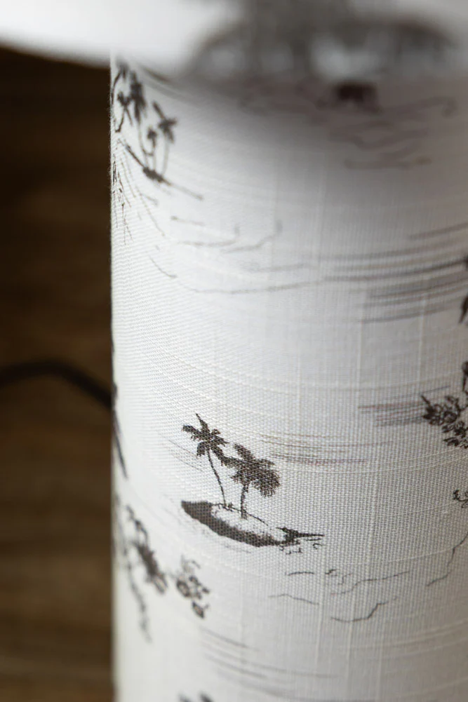 Beautiful Desert Island Tapered Floor Lamp - Image 7
