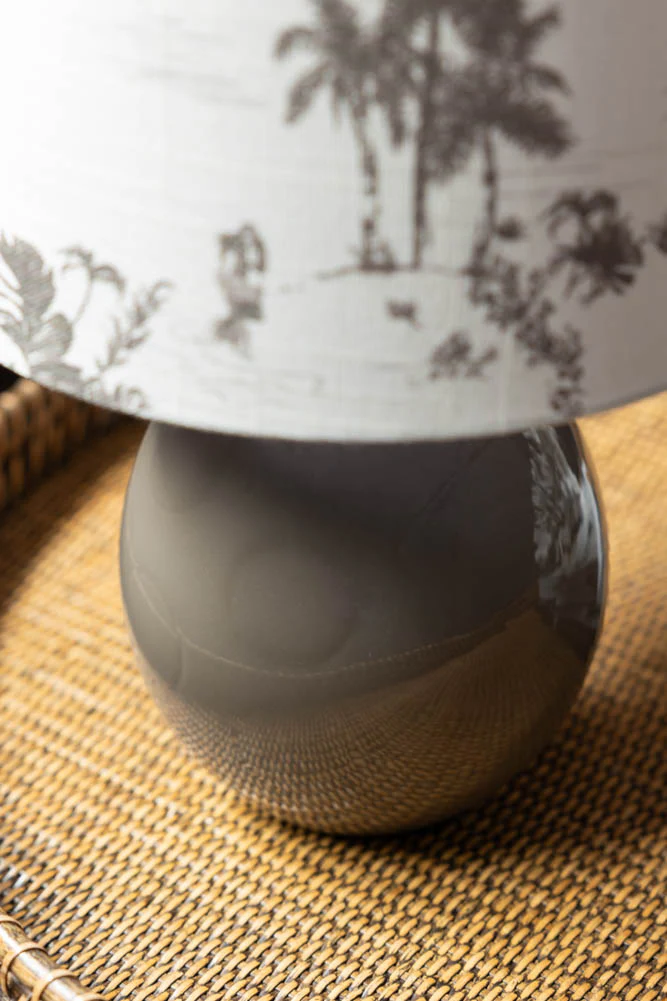 Beautiful Desert Island Tapered Table Lamp - Image 6