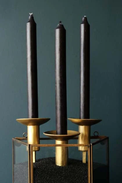 Beautiful Dinner Candle - Black - Image 2