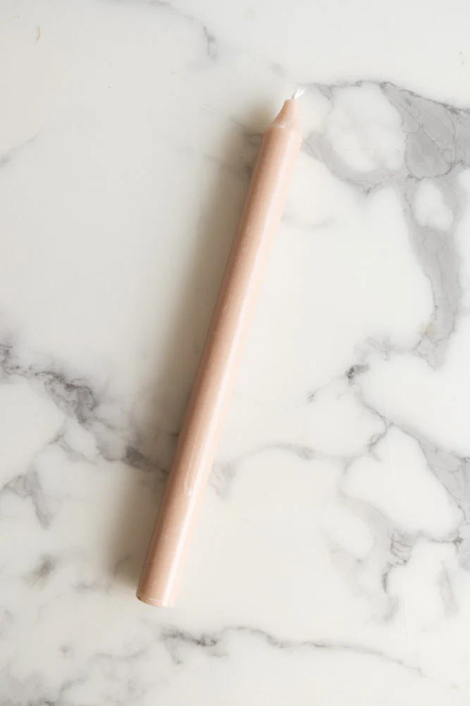 Beautiful Dinner Candle - Dusky Rose Pink - Image 2