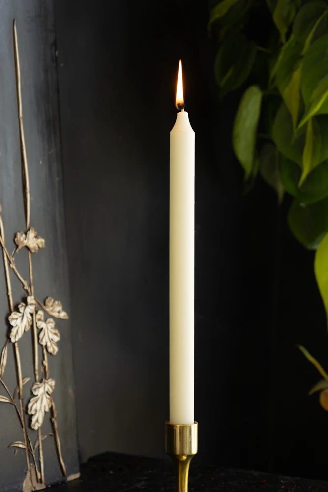 Beautiful Dinner Candle - Ivory - Image 2
