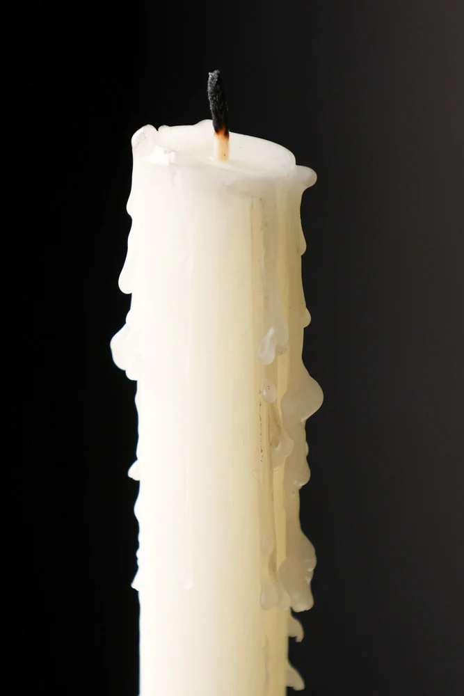 Beautiful Dinner Candle - Ivory - Image 3