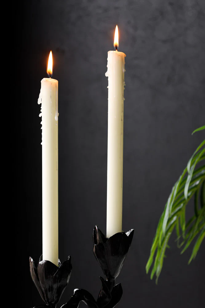 Beautiful Dinner Candle - Ivory - Image 4