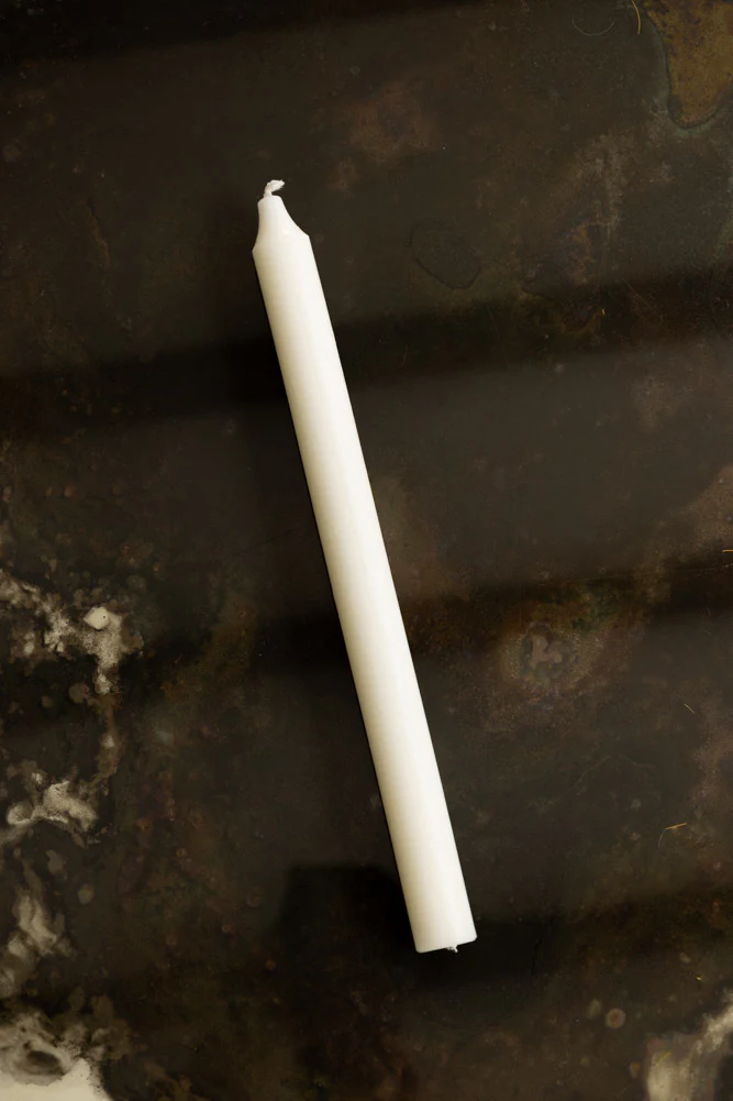 Beautiful Dinner Candle - Ivory - Image 6