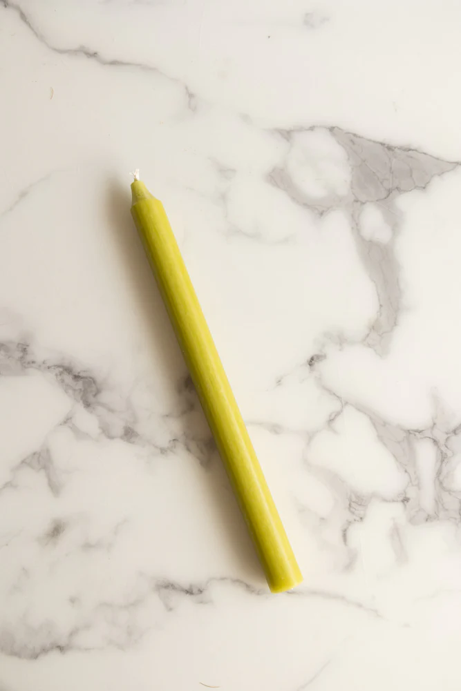 Beautiful Dinner Candle - Lime Green - Image 5