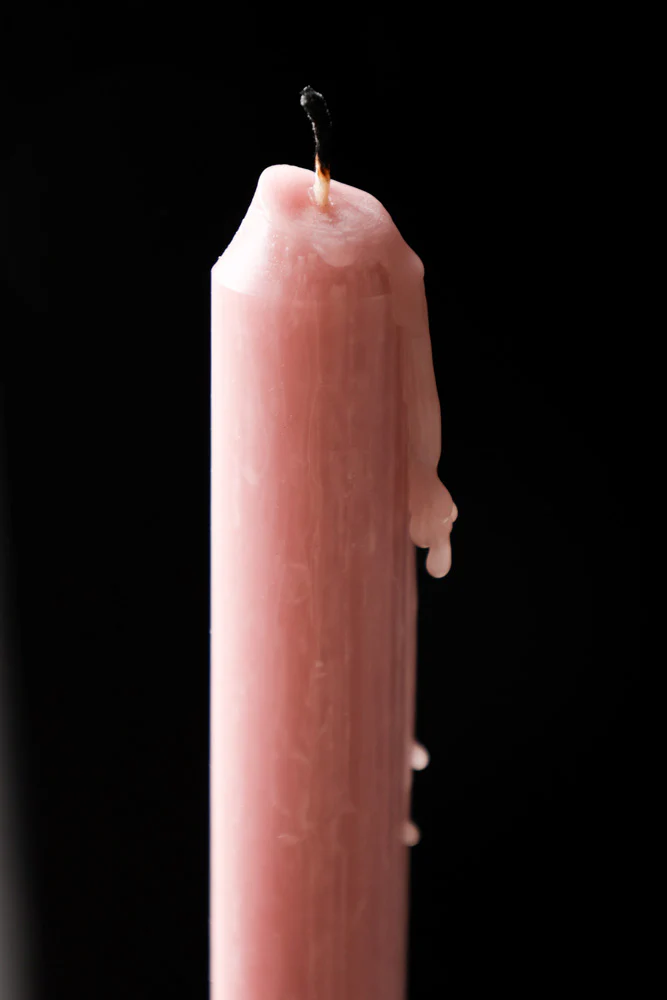 Beautiful Dinner Candle - Old Rose - Image 2