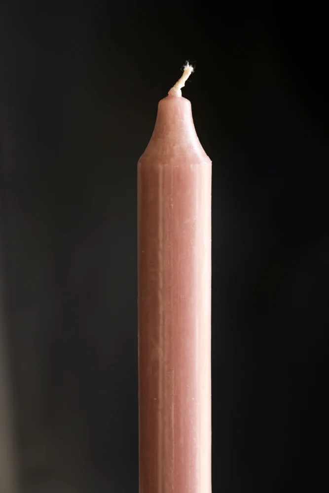 Beautiful Dinner Candle - Old Rose - Image 6