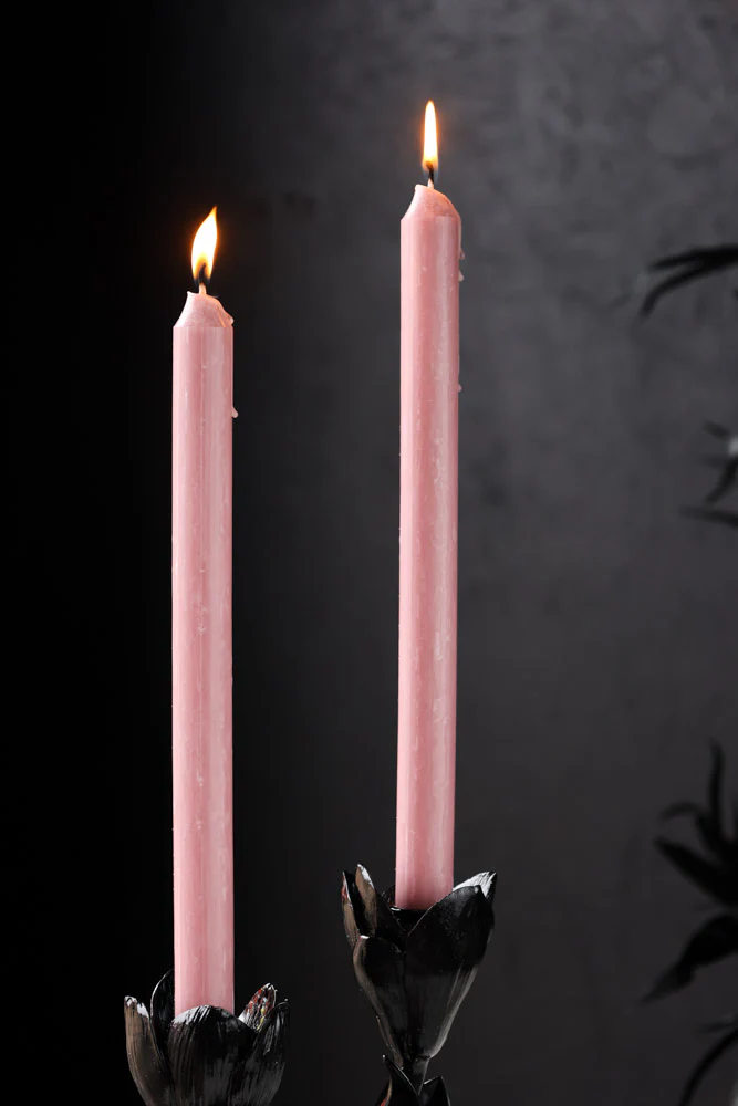 Beautiful Dinner Candle - Old Rose - Image 8