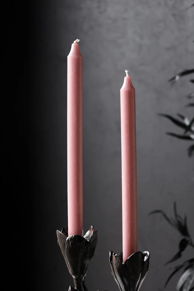 Beautiful Dinner Candle - Old Rose - Image 9