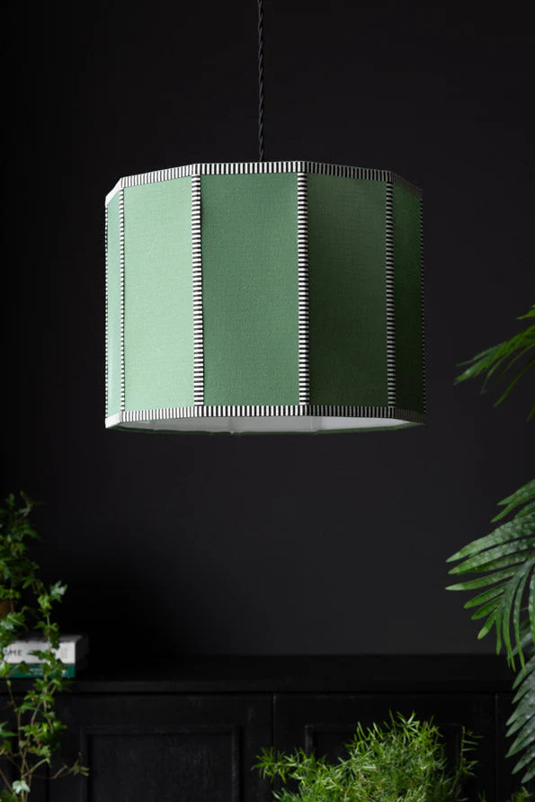 Beautiful Green Linen Lampshade