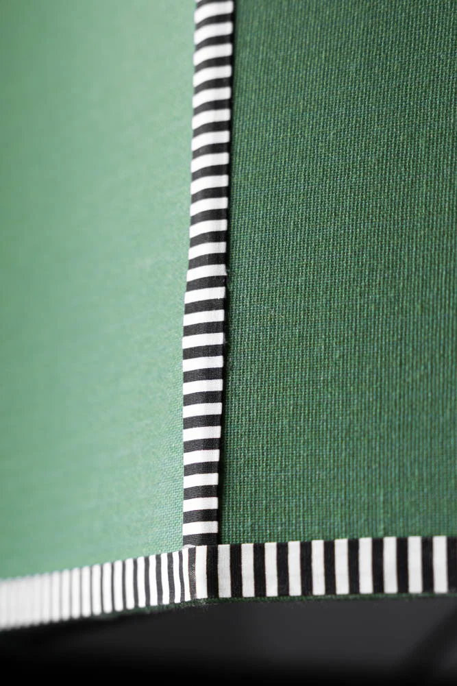 Beautiful Green Linen Lampshade - Image 3