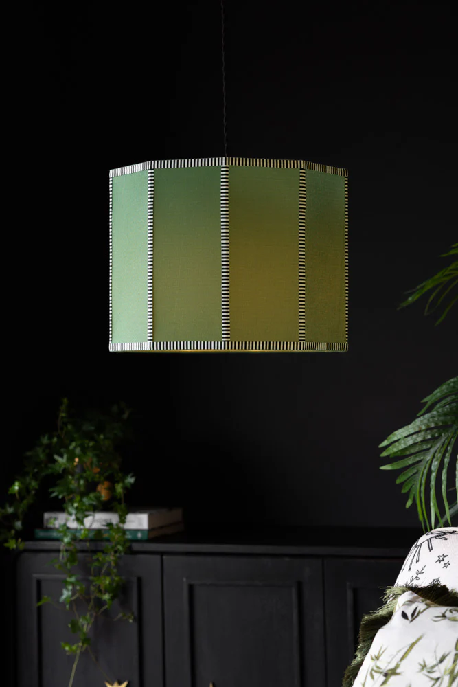 Beautiful Green Linen Lampshade - Image 4