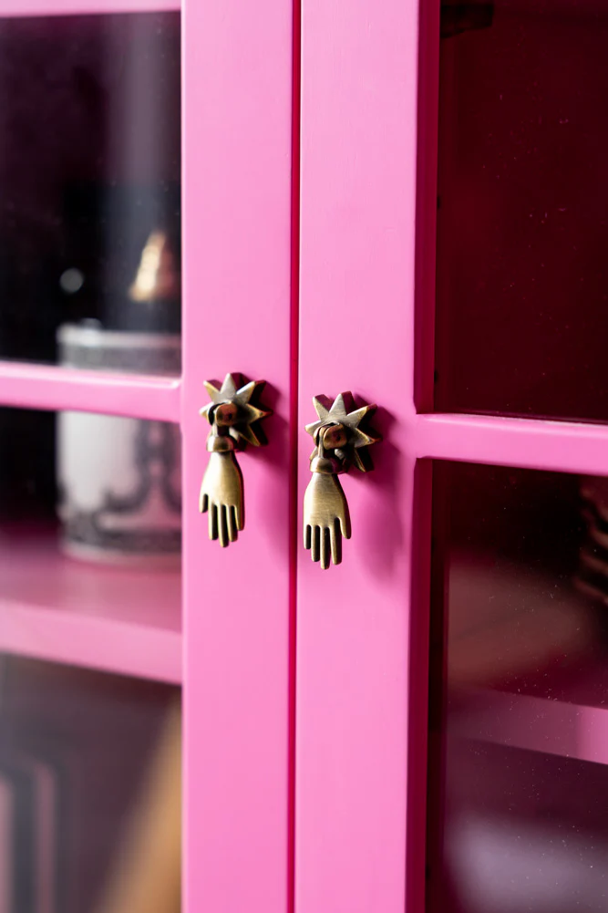 Beautiful Hot Pink Display Cabinet & Drawers - Image 3