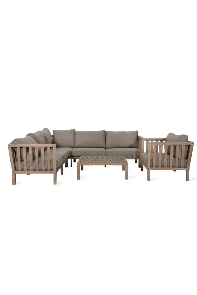 Beautiful Outdoor Corner Sofa & Table Set - Image 2