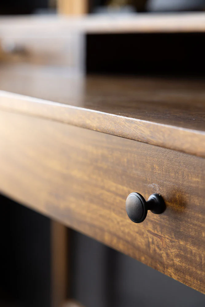 Beauvoir Wooden Desk With 3 Drawers - Image 7
