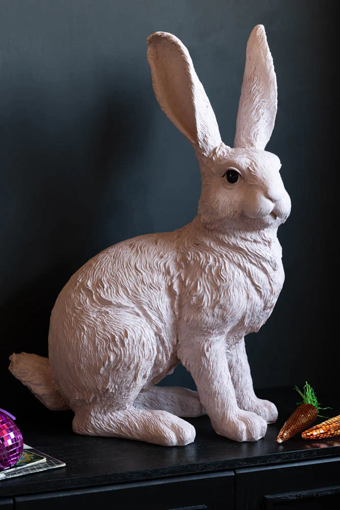 Bertie The Large Pink Easter Bunny Ornament - Image 2