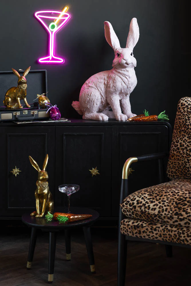 Bertie The Large Pink Easter Bunny Ornament - Image 3