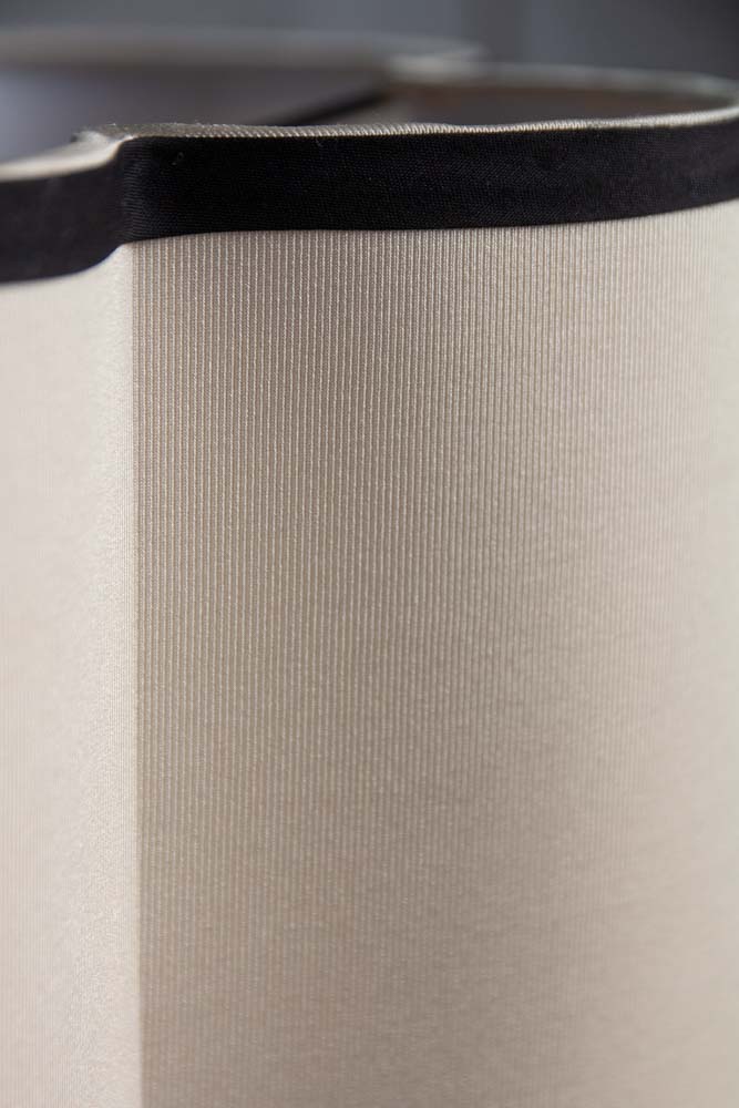 Black & Cream Lantern Curved Ceiling Light Shade - Image 6