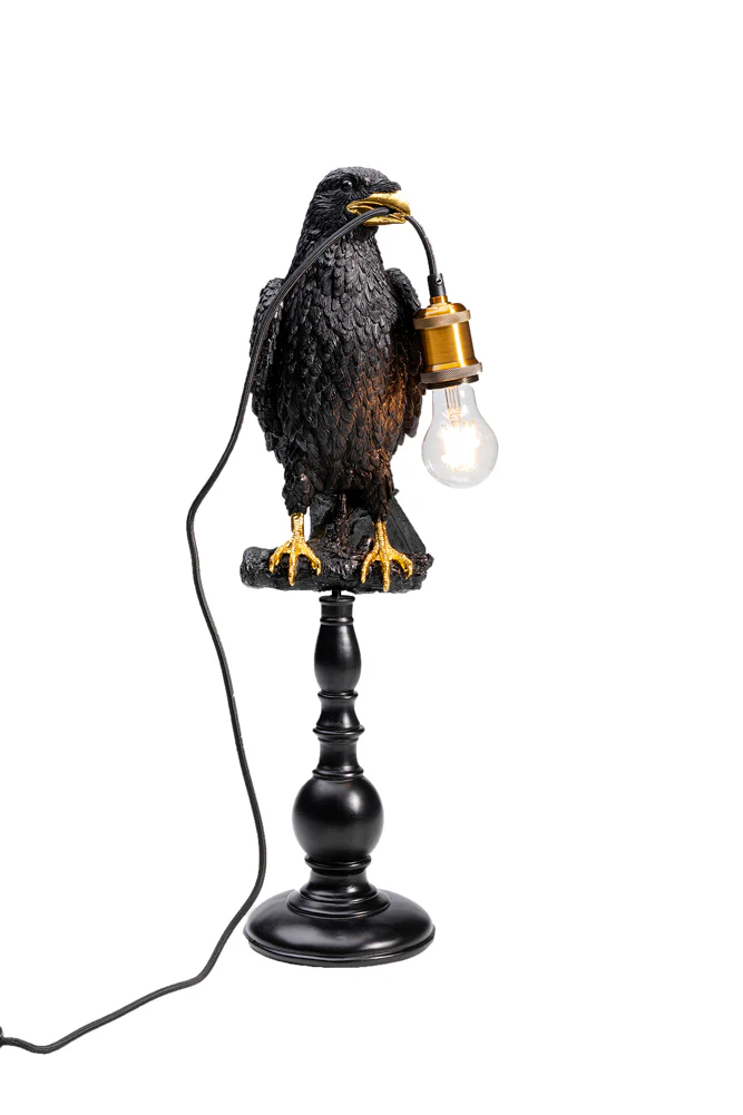 Black Crow Table Lamp - Image 13