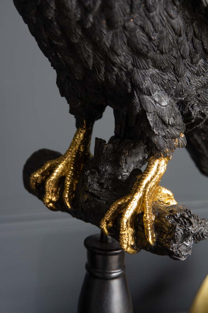 Black Crow Table Lamp - Image 6