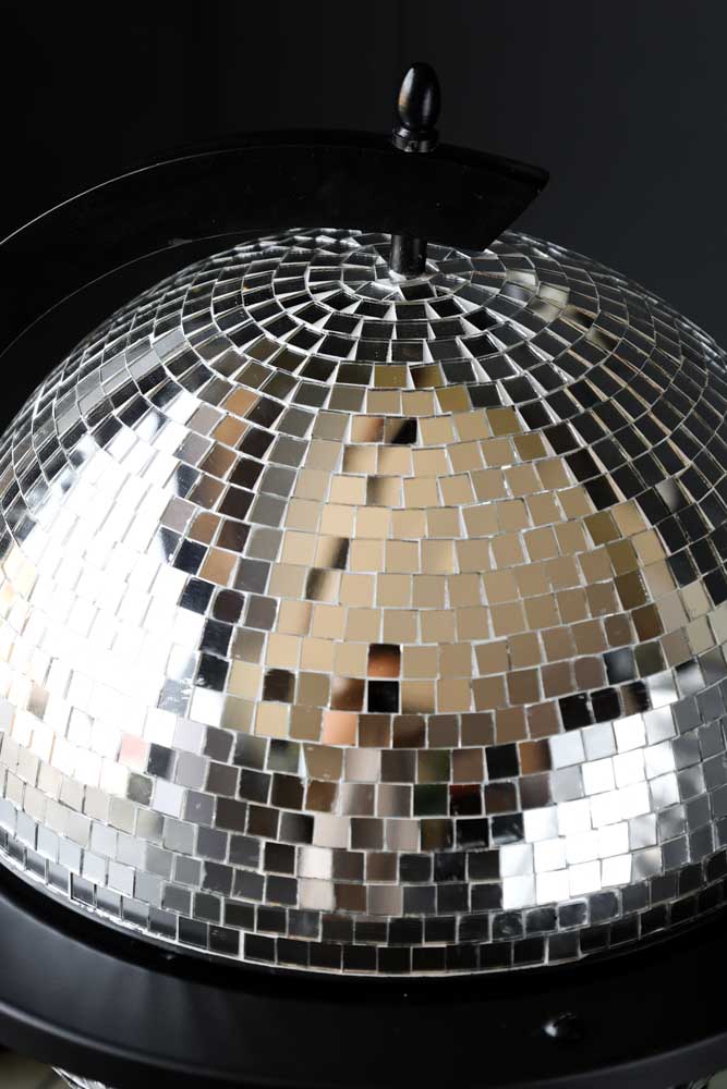 Black Disco Ball Drinks Trolley Cart - Image 3