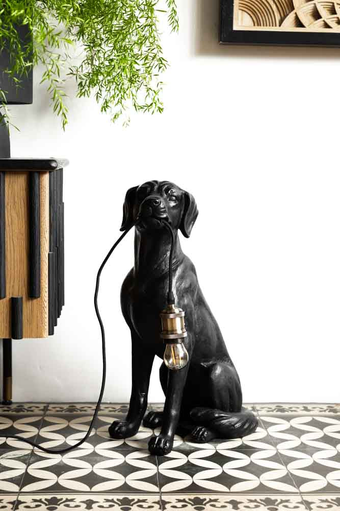 Black Dog Floor Lamp - Image 2