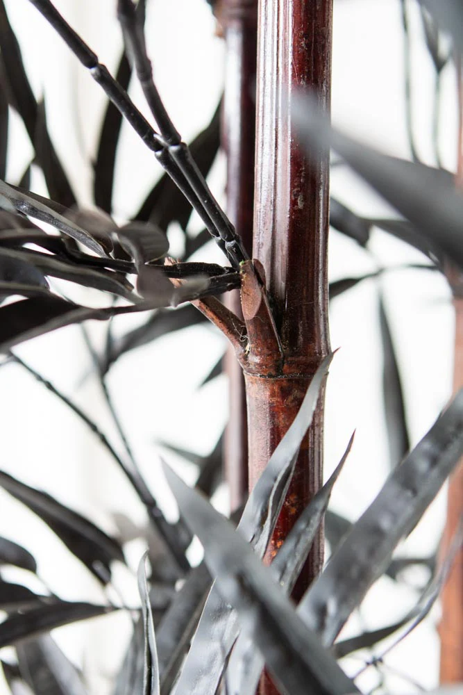 Black Faux Bamboo Plant - Image 3