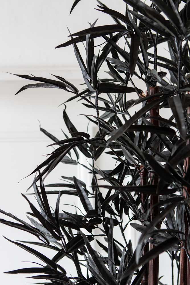Black Faux Bamboo Plant - Image 5
