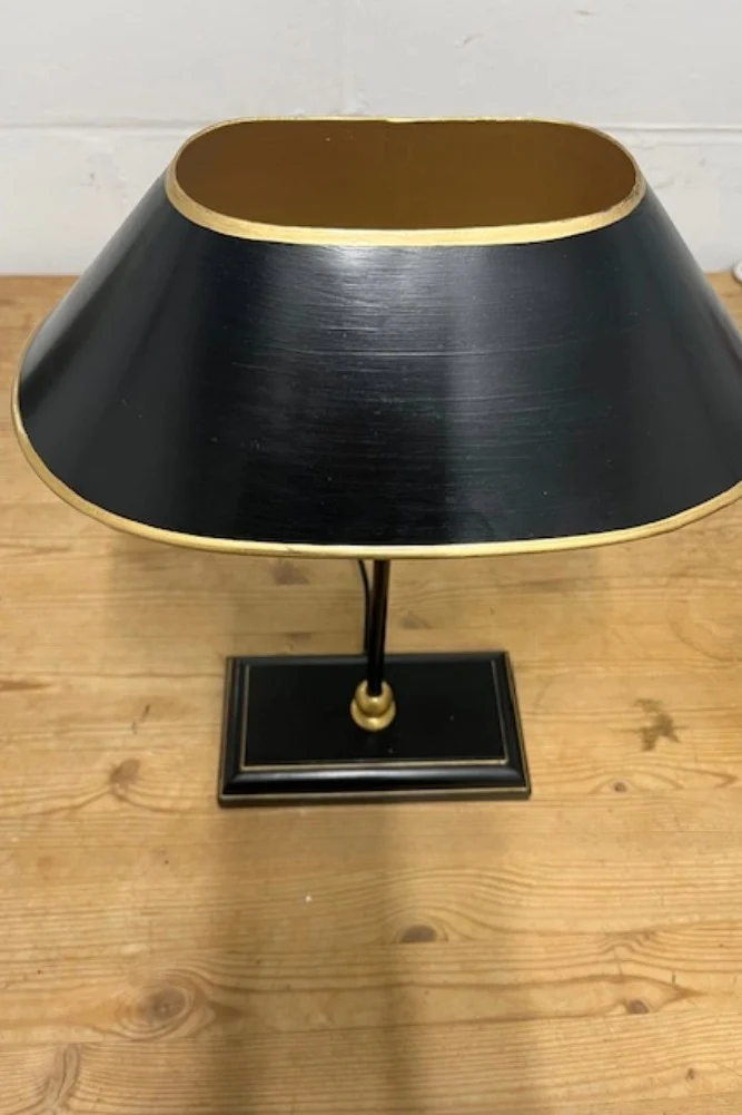 Black & Gold Table Lamp - SECONDS - Image 3