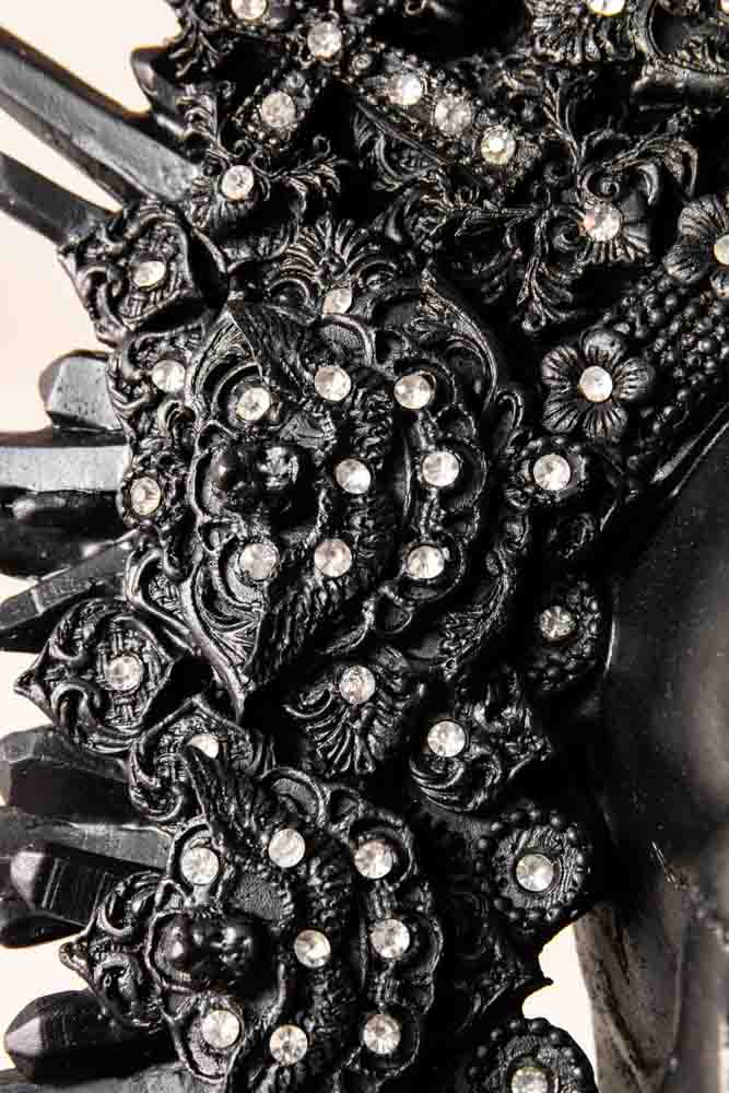 Black King Skull Ornament - Image 3