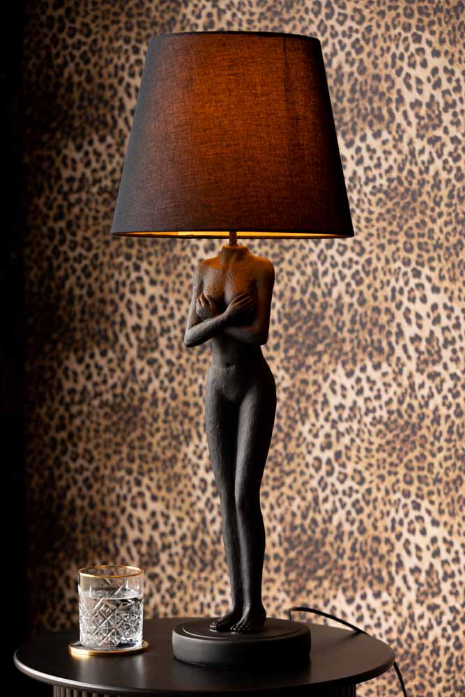 Black Naked Lady Table Lamp - Image 2