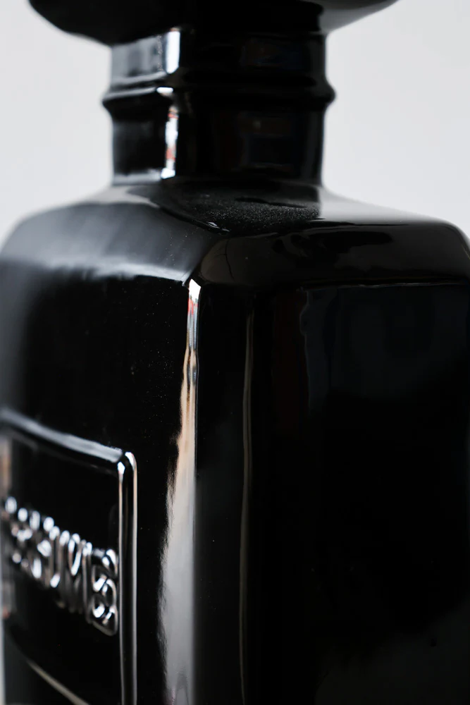 Black Perfume Bottle Vase - Image 4